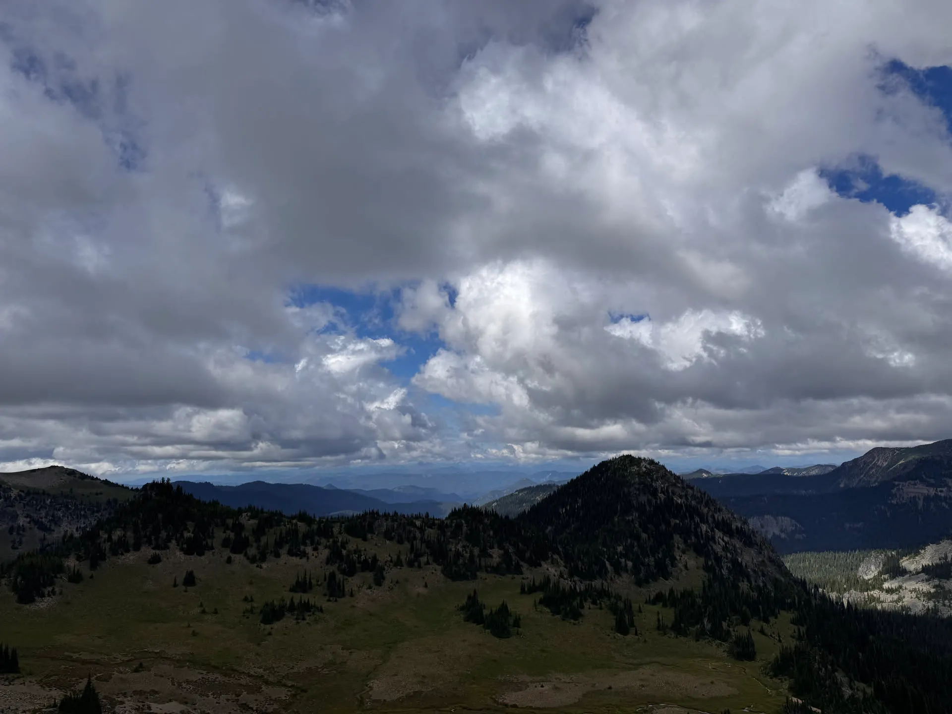 Hills as far as the eye can see