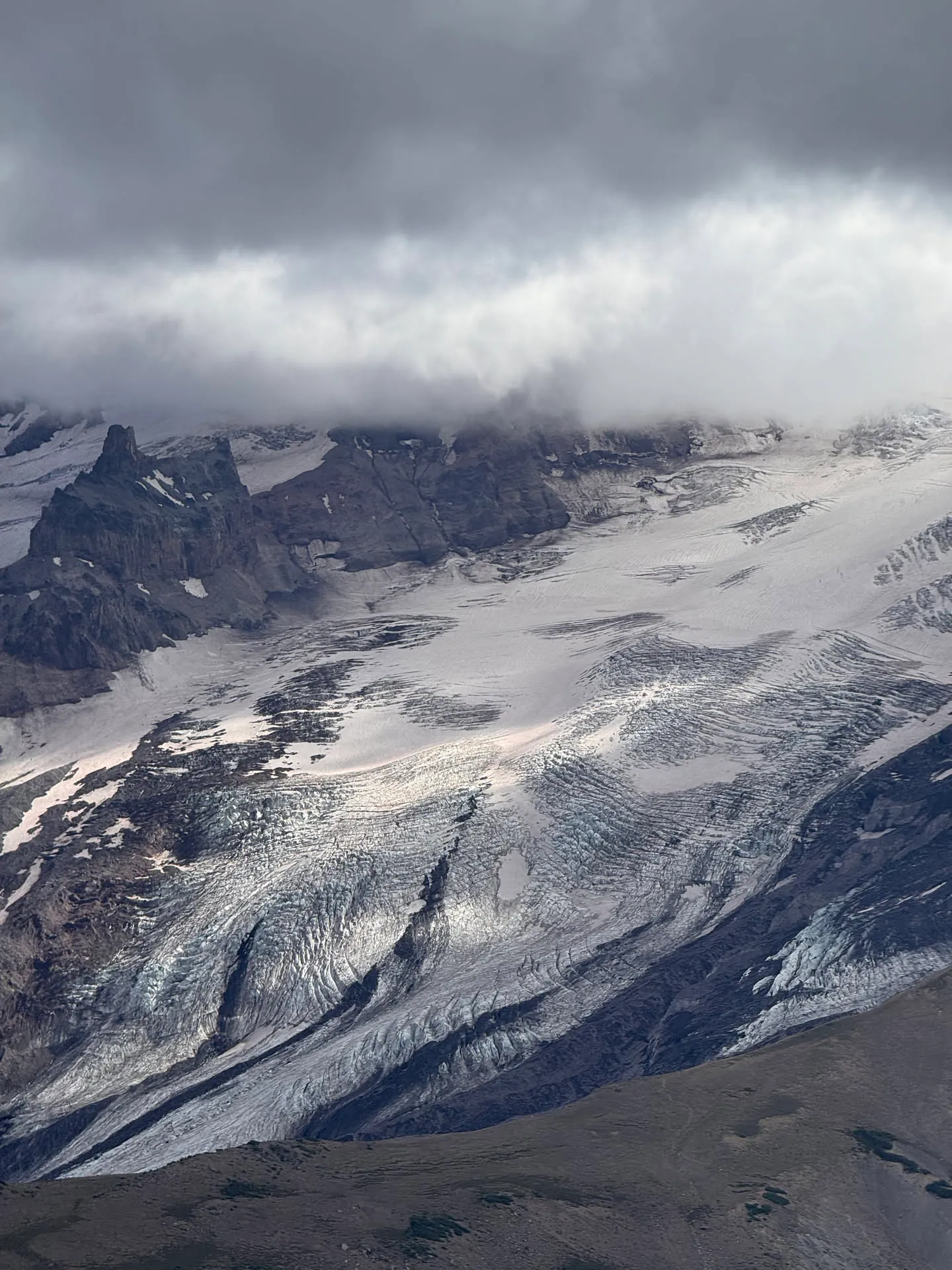 Winthrop Glacier along Mt. Rainier