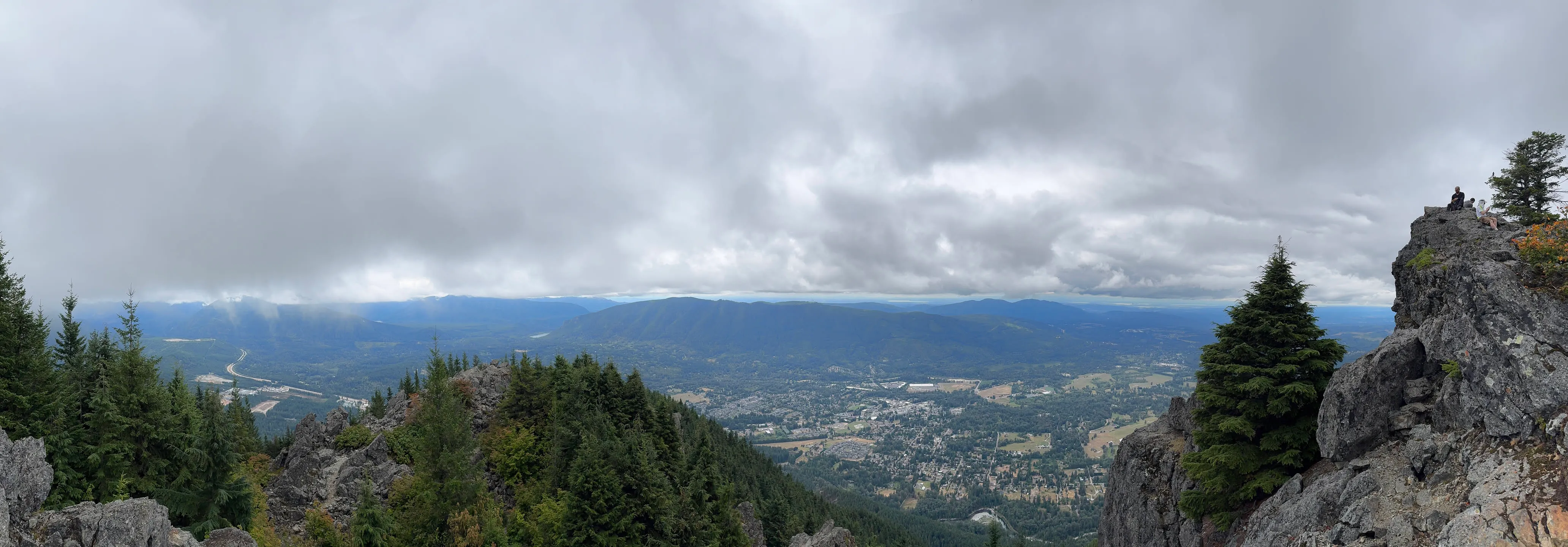 Panoramic views from the summit