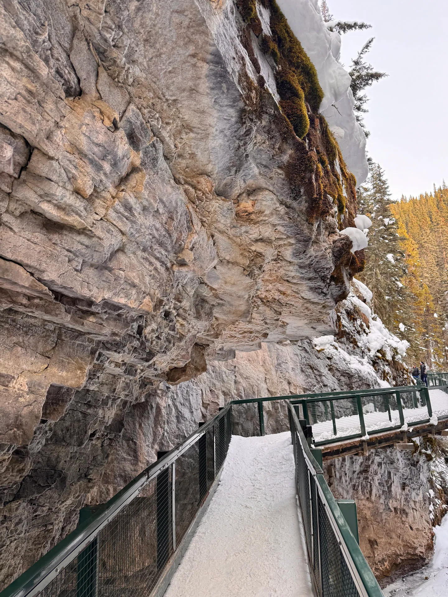 A closer look at the rock formations along the hike