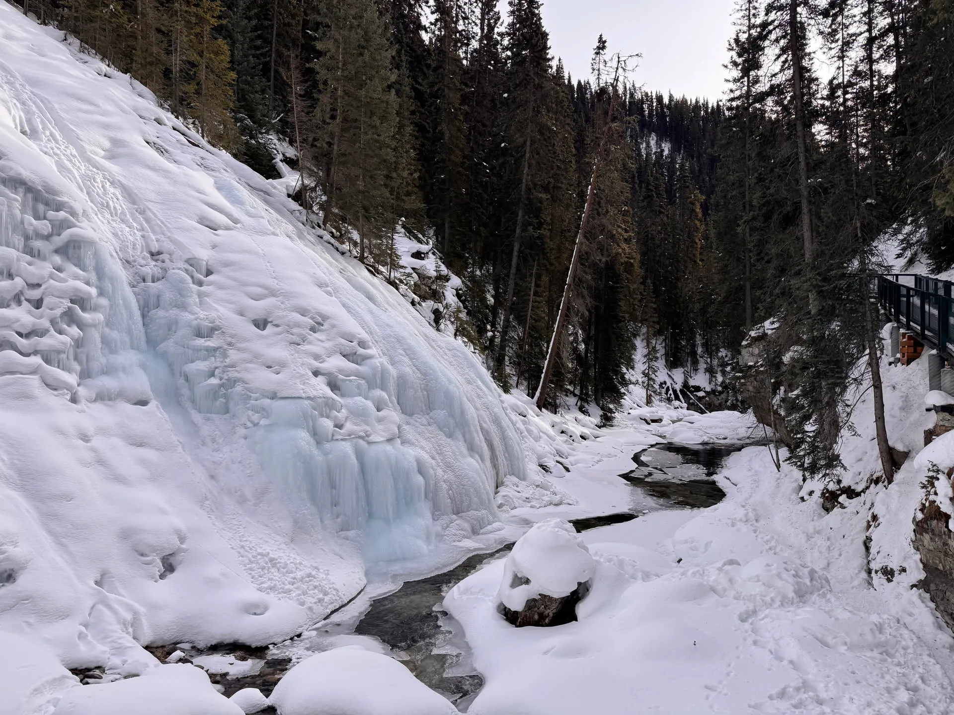 Small creek running through the canyon