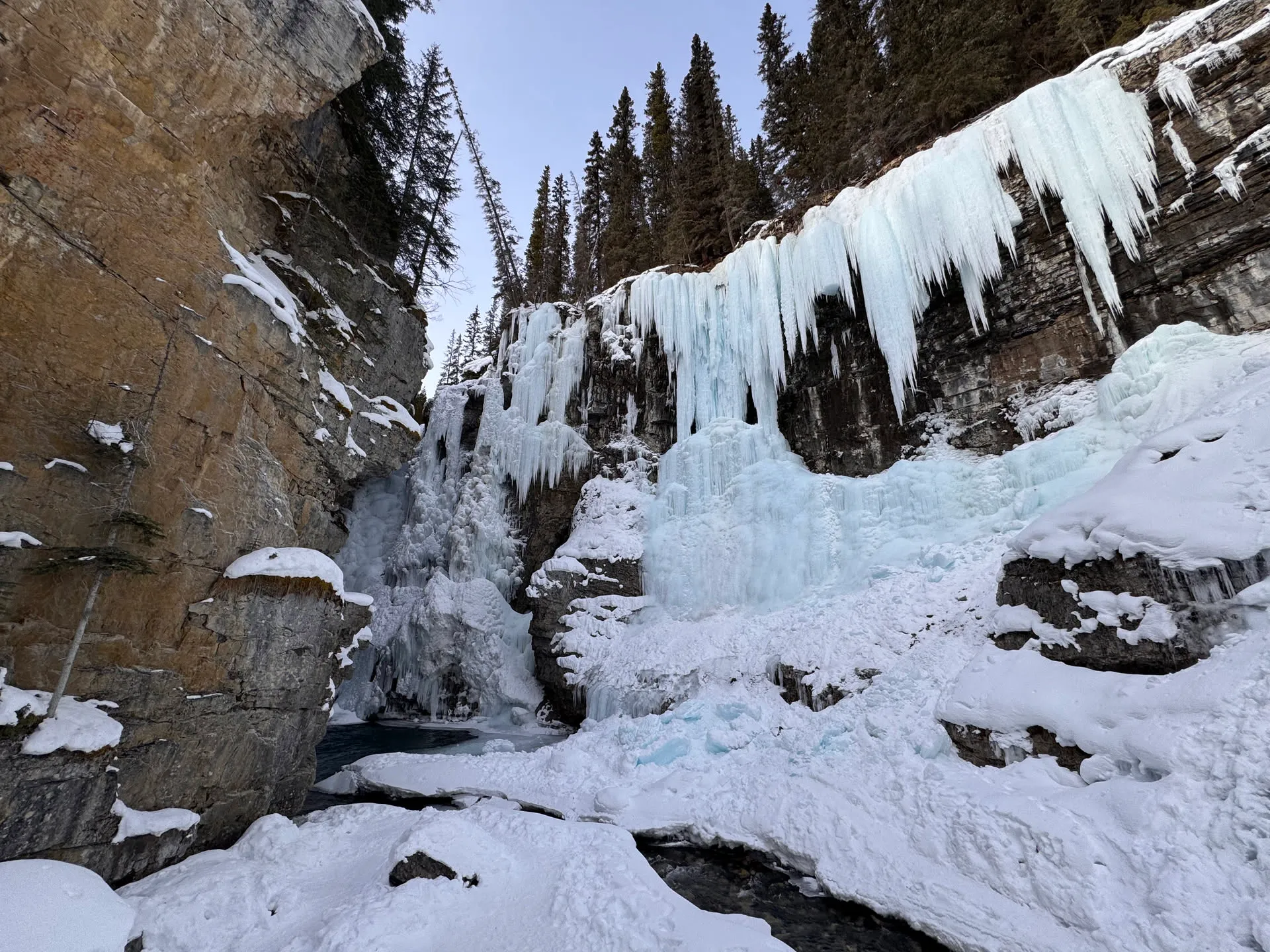 Upper Falls with some water flowing through!