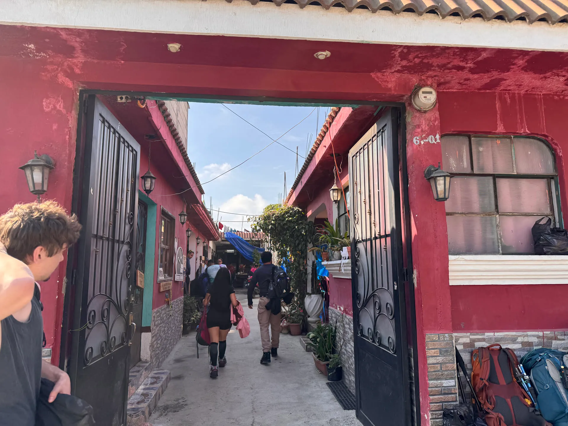 Entrance to the basecamp of V-Hiking Tours!