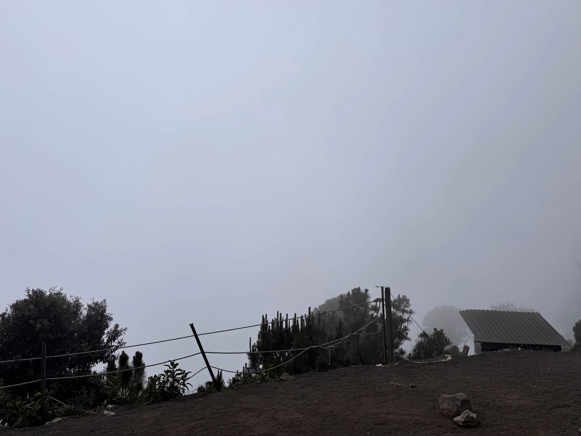 Views from basecamp when we first arrived