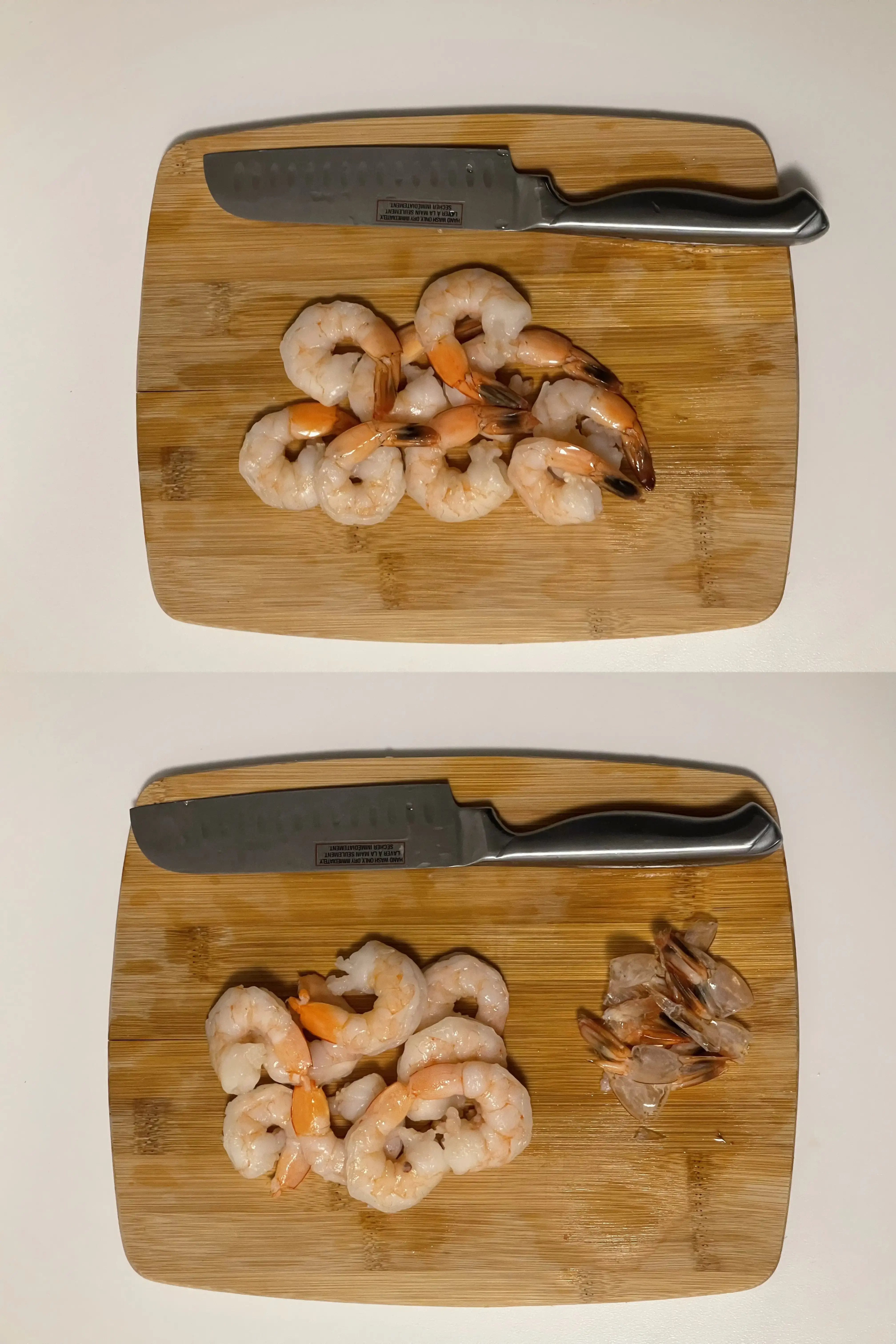 Cleaned shrimp